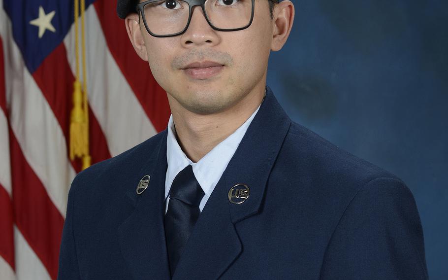 Senior Airman Jason Khai Phan, seen in 2019 as an airman first class, of the 66th Security Forces Squadron, of Anaheim, Calif., died as a result of non-combat-related injuries while conducting a routine patrol outside the perimeter of Ali Al Salem Air Base, Kuwait, on Saturday, Sept. 12, 2020.