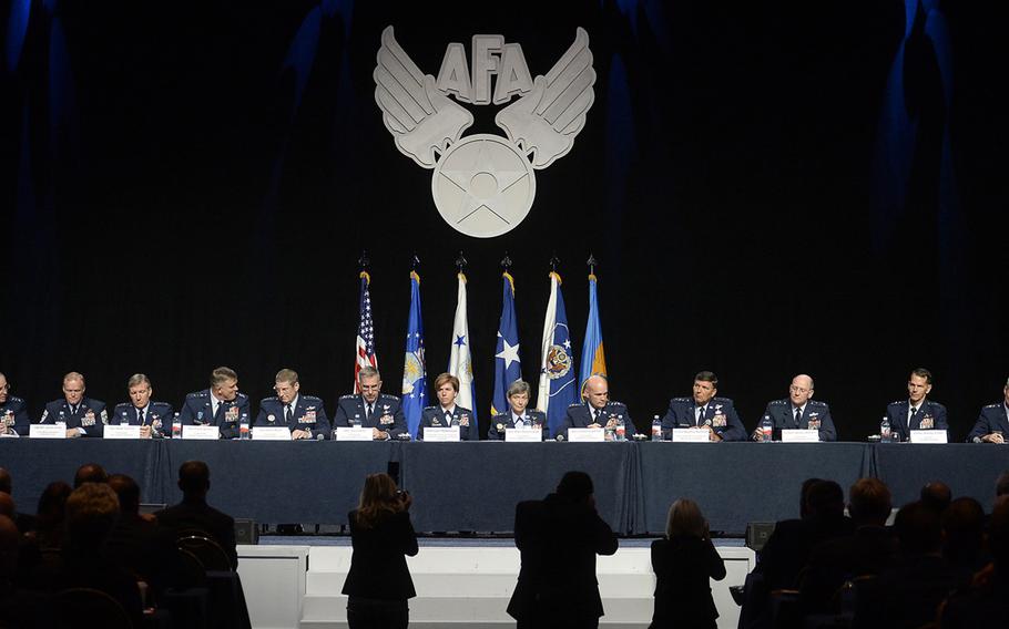 Air Force leadership, at the Air Force Association's Air and Space Conference and Technology Exhibition in September 2015 in Washington. The service hasn't made reforms to fix racial disparities within its justice system, military law watchdog group Protect Our Defenders said in a report released Wednesday. 