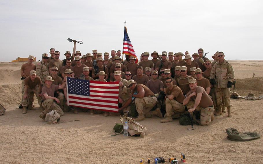 Camp Victory, Iraq, on March 12, 2003. 