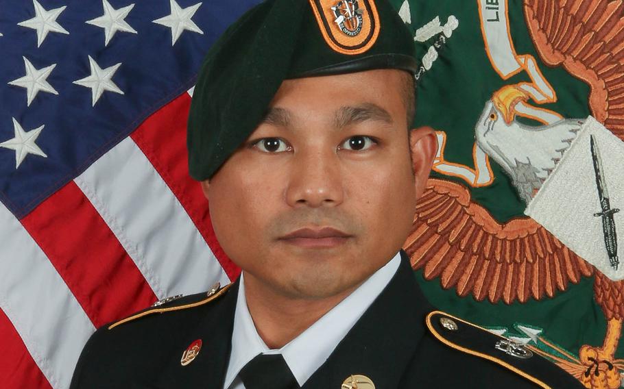 Staff Sgt. Reymund Rarogal Transfiguracion, 36, of Waikoloa, Hawaii, died Sunday, Aug. 12, 2018, of wounds he received days earlier when an improvised explosive device detonated near him in Helmand province. 