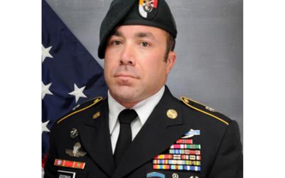 Master Sgt. Nathan Goodman, 36, of Hope Mills, North Carolina, died Jan. 14, 2020 during a routine military free fall training exercise near Eloy, Arizona.