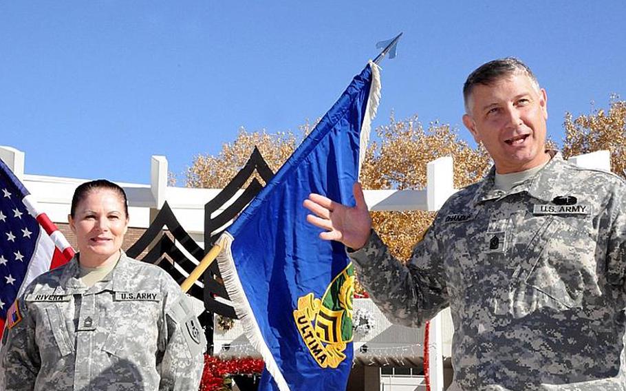 Pictured here in 2010, Sgt Maj. Raymond Chandler will be sworn in as the 14th Sergeant Major of the Army during a ceremony to be held Tuesday at the Pentagon.