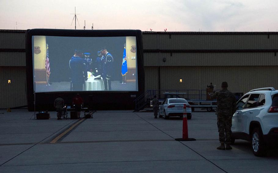 Because of the coronavirus pandemic, Whiteman Air Force Base, Mo., honored the Air Force's 73rd birthday with a drive-in event.