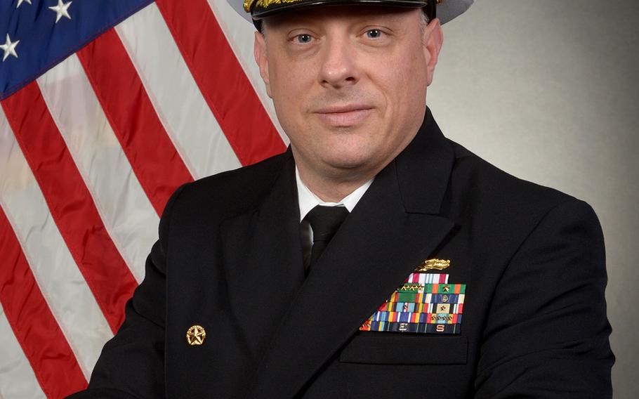 U.S. Navy Capt. Tadd Gorman.