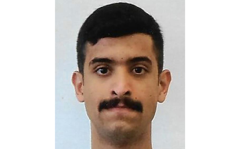 This undated photo provided by the FBI shows Mohammed Alshamrani. 