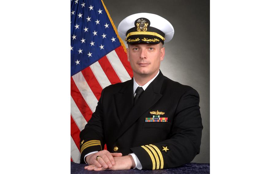 The commanding officer of the USS Stout, Cmdr. Jeffrey Applebaugh, was removed from his job last week after losing the confidence of his commander, the Navy said in a statement.