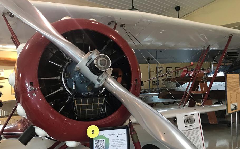 A 1929 WACO Taperwing, on display at the WACO Air Museum in Troy, Ohio.