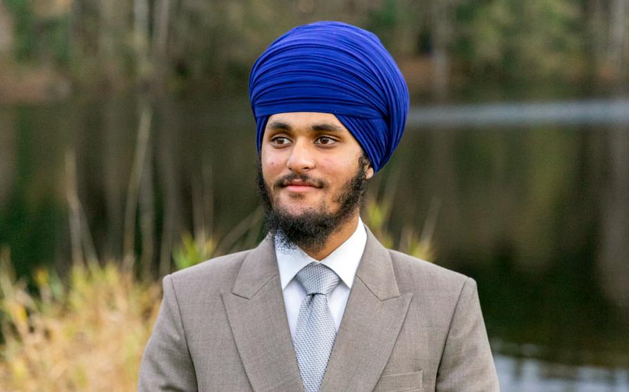 Milaap Singh Chahal, a potential Marine Corps recruit, and three other Sikhs, including an active-duty officer, say the Marine Corps is unfairly and unequally applying grooming standards to them.