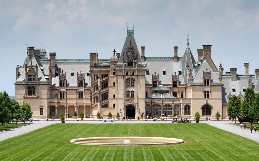Exterior of the Biltmore Estate in Asheville, N.C.