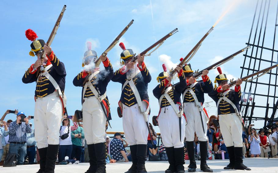USS Constitution goes underway in Boston Harbor in celebration of Independence Day on July 4, 2024. 