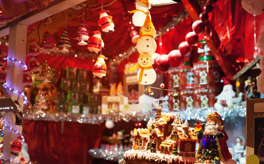 Christmas markets abound throughout the Continent in December.