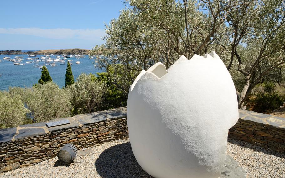 Salvador Dali’s adult home on the shore of Port Lligat, Spain, includes big white egg sculptures on the roof. Guides say they were a link to Dali’s older brother, who died in infancy just before Dali was born.