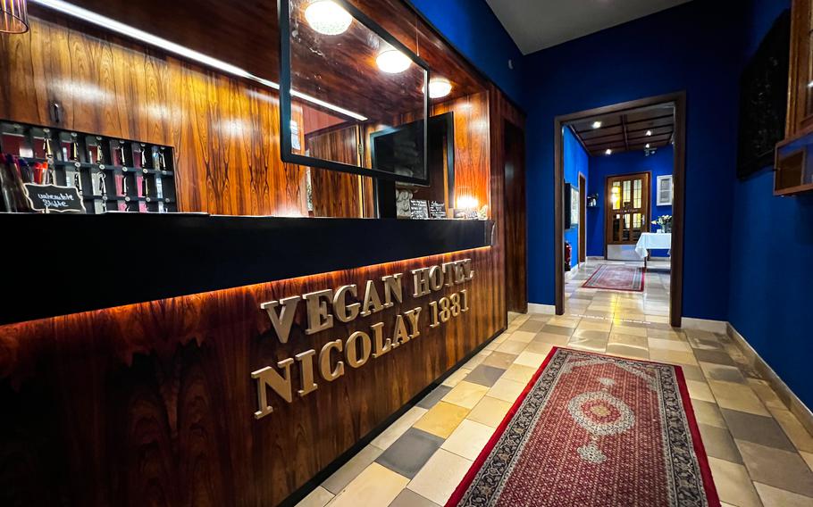 Hotel Nicolay 1881 in Zeltingen-Rachtig, Germany, offers a completely vintage hotel experience along Moselle River. The hotel is owned and operated by the family's fifth generation and is now completely vegan, from dining options to down-free sheets.