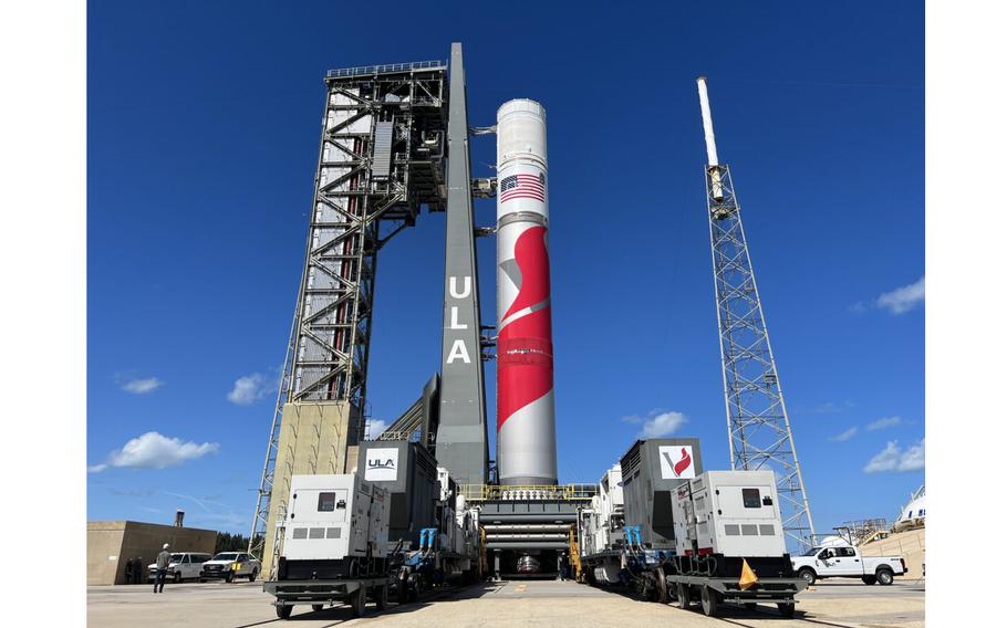 ULA’s Vulcan rocket first certification mission is planned to launch Dec. 24, 2023, from Space Launch Complex-41 at Cape Canaveral Space Force Station, Fla. 