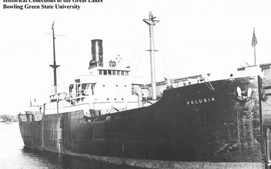 The freighter SS Norlindo (previously named Lake Glaucus [1920–1925] and Volusia [1925–1941]).
