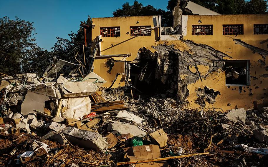 The Beeri kibbutz was among the Israeli communities near Gaza devastated in the Oct. 7, 2023, Hamas assault and Israeli forces’ battle to regain control.
