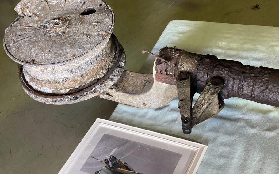 Parts of a rare Nakajima C6N Saiun reconnaissance aircraft are on display through the end of August 2022 at the Kawaguchiko Zero Fighter Museum near Mount Fuji, Japan.  