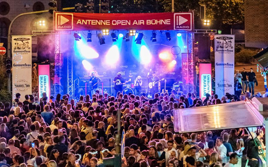 The Kaiserslautern Altstadtfest feature performances on six stages, with over 30 musical acts spanning genres from rock to soul and blues.