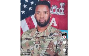 A command photo of Master Sgt. Darhem Parker, as posted on his TikTok account. Parker says he lost his first sergeant position after counseling related to his social media use and grooming standards.