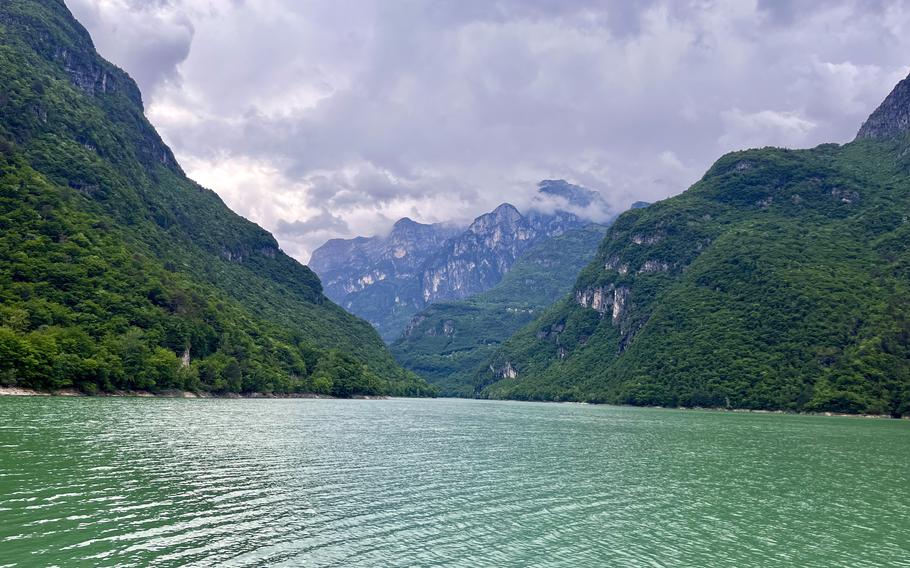 Lake Mis, in Dolomiti Bellunesi National Park in northern Italy, is a nice place for a picnic after the two-hour hike on the Lake Mis-Val Falcina trail. 