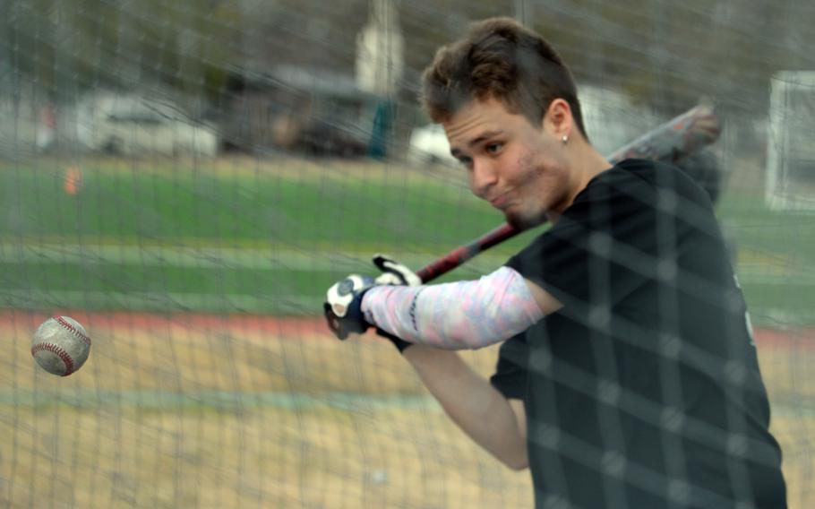 Senior Colin Schrader is one of five players returning to E.J. King's baseball team.
