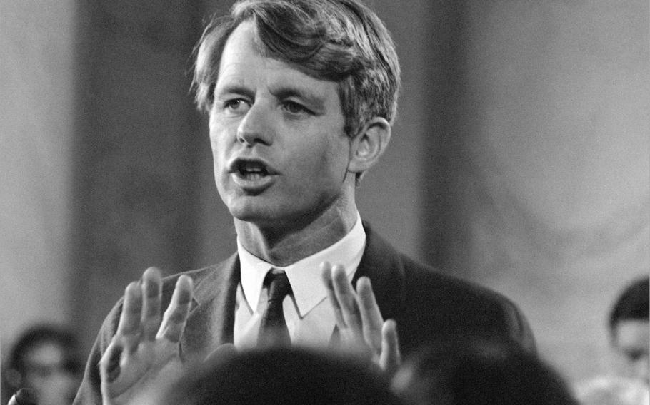 Senator Robert Kennedy speaking in Washington,D.C.