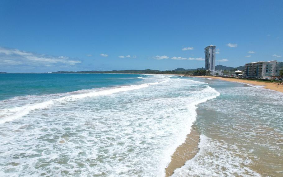 U.S. Marine Samuel Wanjiru was in the beach area of La Pared in Luquillo, Puerto Rico, when he disappeared amid high surf and life-threatening rip currents on Puerto Rican beaches.