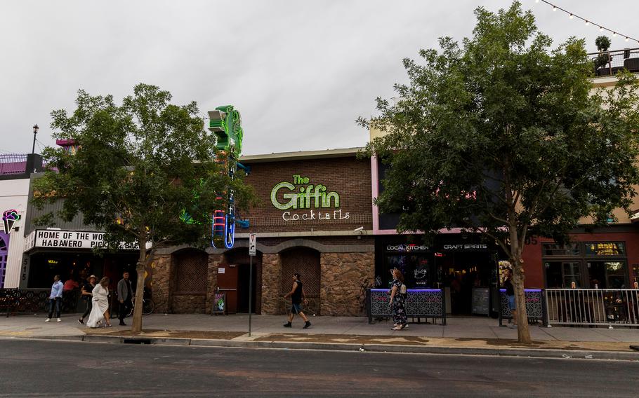 The Griffin near Fremont East in Las Vegas. 
