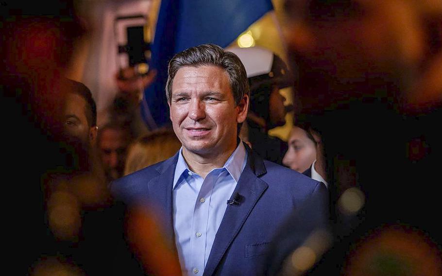 Florida Gov. Ron DeSantis joins FOX News Sean Hannity during a GOP town hall on July 21, 2021. 