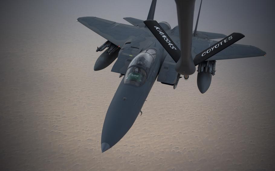 A Saudi air force F-15C Eagle