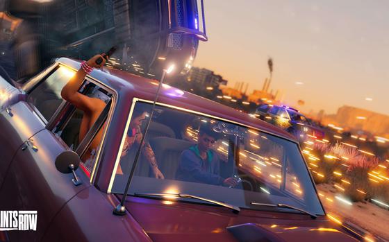 Saints Row puts fun ahead of realism: You can blaze through pretty much anything short of a building without slowing down.