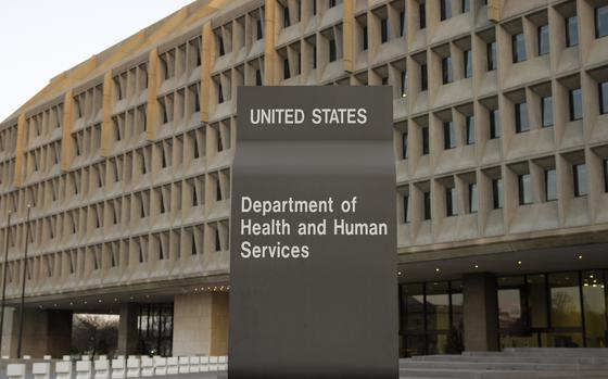 FILE - The Department of Health and Human Services building is seen in Washington, April 5, 2009.(AP Photo/Alex Brandon, File)