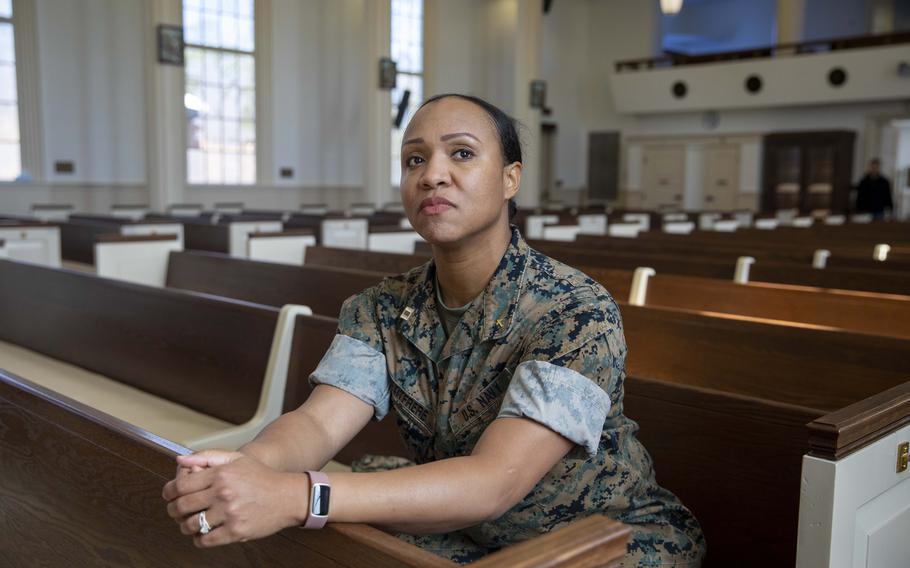 Navy chaplain Mercedes Petitfrere has accused Naval Medical Center Camp Lejeune of substandard medical care that she believes cost her son’s life and resulted in his stillbirth.