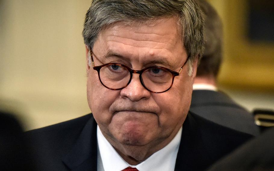 William P. Barr, attorney general under President Donald Trump, has criticized his former boss’s handling of classified documents. 