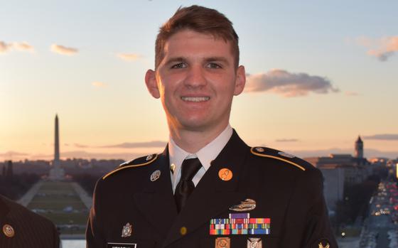A photo of a uniformed soldier.