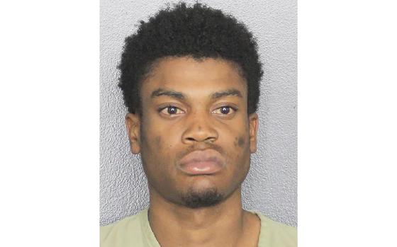 Axel Giovany Casseus, 21, of Lauderdale Lakes, Florida, has been charged with selling fentanyl-laced cocaine to spring breakers, including at least one Army football player, in Wilton Manors. (Broward Main Jail/TNS)