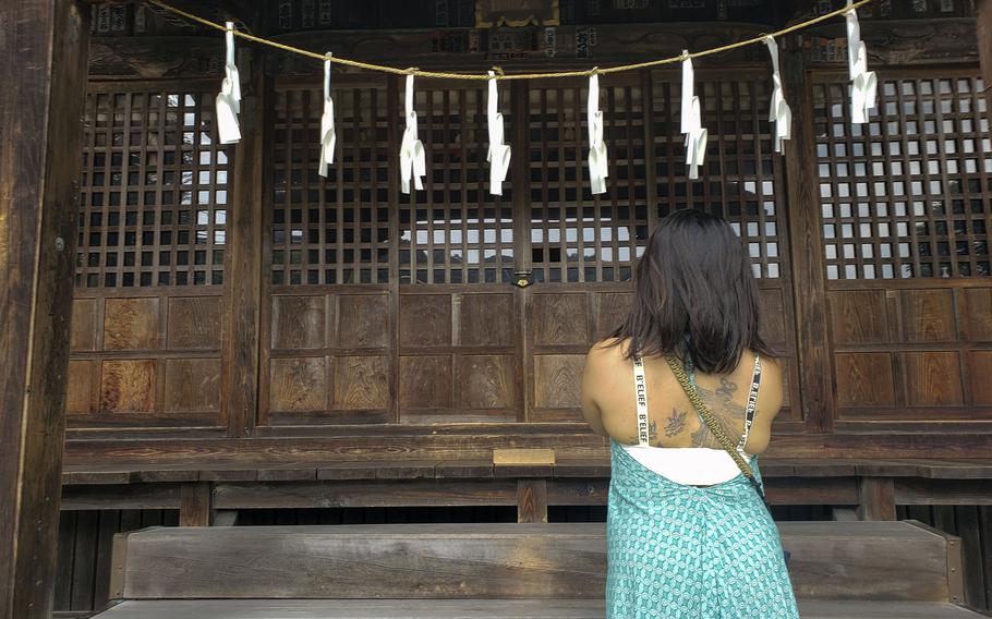 Proper etiquette at shrines and temples dictates that visitors make an offering in the donation box along with purchasing a stamp and remembering the site is one for making a religious observance. 