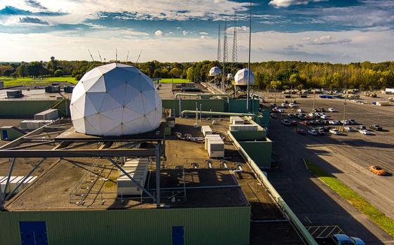 Advanced radar systems like the the ones hidden inside these radomes are going to drive the next surge of growth for Lockheed Martin in Liverpool, promising lucrative government contracts that mean plentiful new hires for Central New York. N. Scott Trimble | strimble@syracuse.com