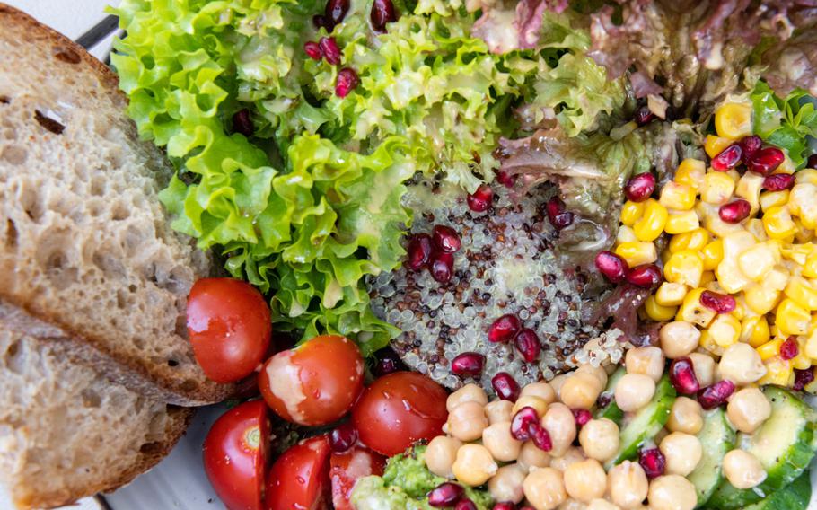 Warm quinoa is the highlight of the Quinoado bowl at 9 to 5 Cafe and Brunch in Kaiserslautern, Germany. The restaurant plans to introduce more healthy dishes in 2024.