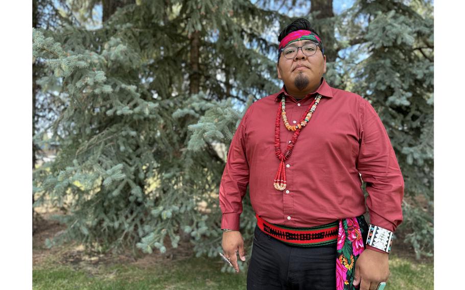 Stuart Chavez of the Havasupai Tribe. 
