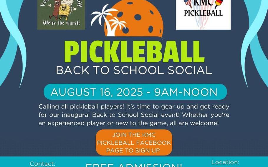 A flyer with information about a back to school event. 