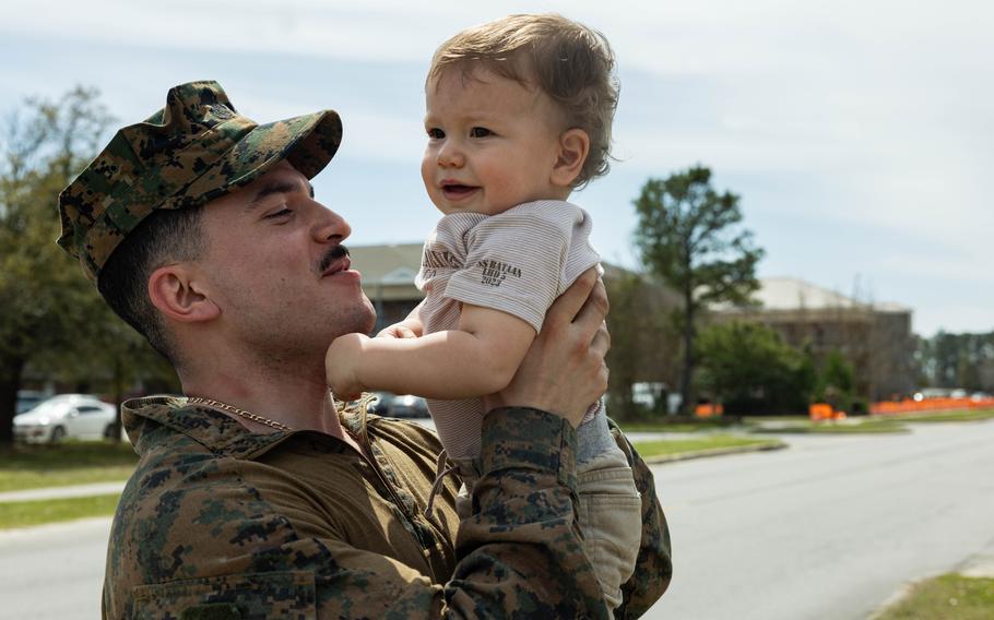 U.S. Marines and sailors with Lakota Company, Battalion Landing Team 1/6, 26th Marine Expeditionary Unit (Special Operations Capable) returned home after completing an eight-month deployment embarked aboard the Bataan Amphibious Ready Group.