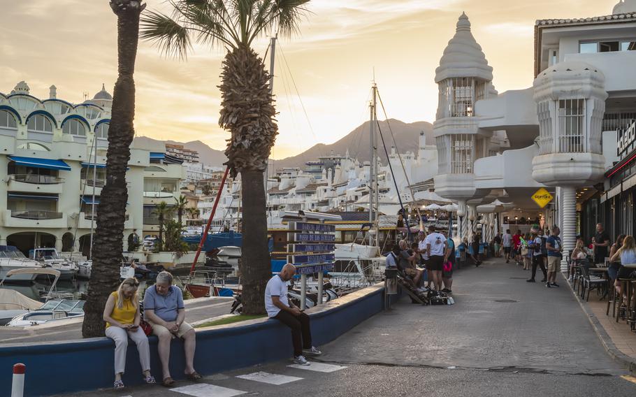 Rota ITT plans two upcoming trips to Malaga, Spain. Pictured: Puerto Marina in Benalmádena, Costa del Sol Málaga, Spain.
