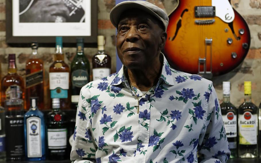 Buddy Guy poses for a portrait July 28 at his blues club Buddy Guy's Legends in Chicago.