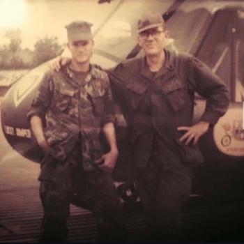 Boyce Young, left, in Vietnam in 1969 with his father, who was in the Army and on his second deployment to the country.
