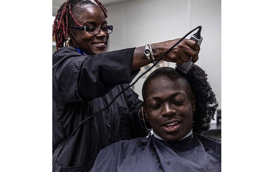 Approximately 1,200 candidates of the Class of 2026 report to the U.S. Military Academy at West Point, N.Y., for Reception Day on June 27, 2022. Part of the process: haircuts.