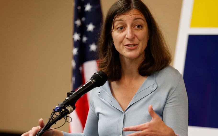 Rep. Elaine Luria’s reaction signaled an unfriendly Congressional reception for the fiscal 2023 spending plan.