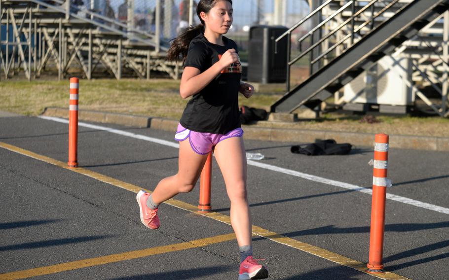 Far East Division I cross country virtual champion Mia Bartram, a sophomore, headlines a Nile C. Kinnick team with a handful of good athletes but short on overall experience.