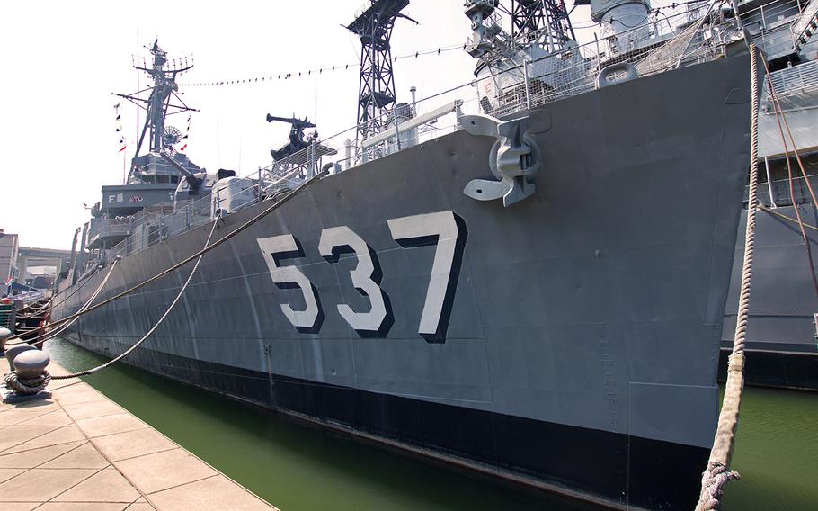 USS The Sullivans, the naval warship named after five Iowa brothers killed together while serving in World War II, no longer is sinking at a ship museum after more than $2 million in repairs and cleanup.