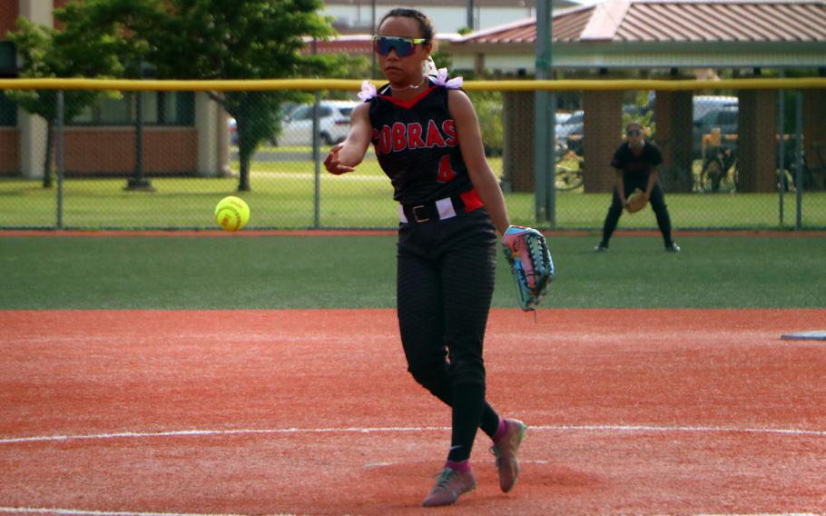 King right-hander Miu Best delivers.